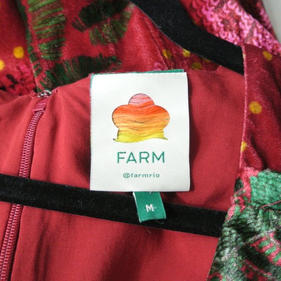 FARM Rio Red Floral Mini Dress - Picture 10 of 11